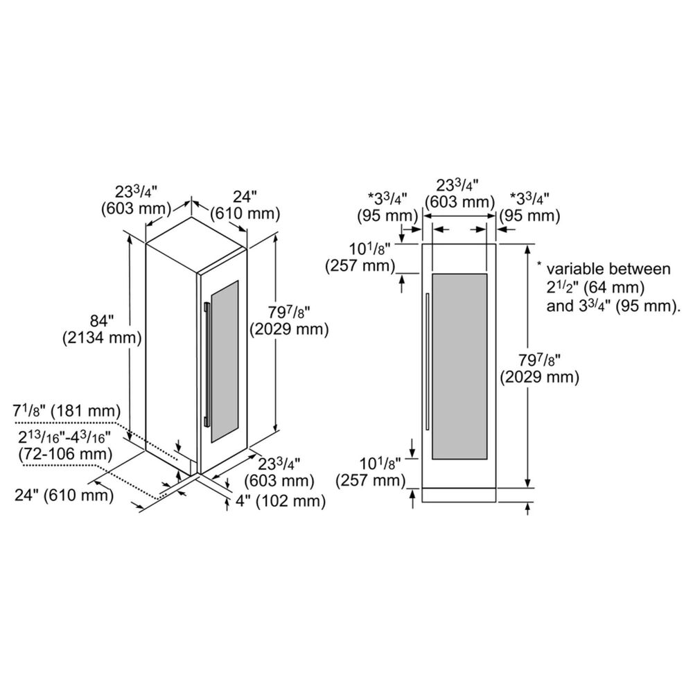 Thermador 24" Custom Wine Preservation Column Refrigerator, , large