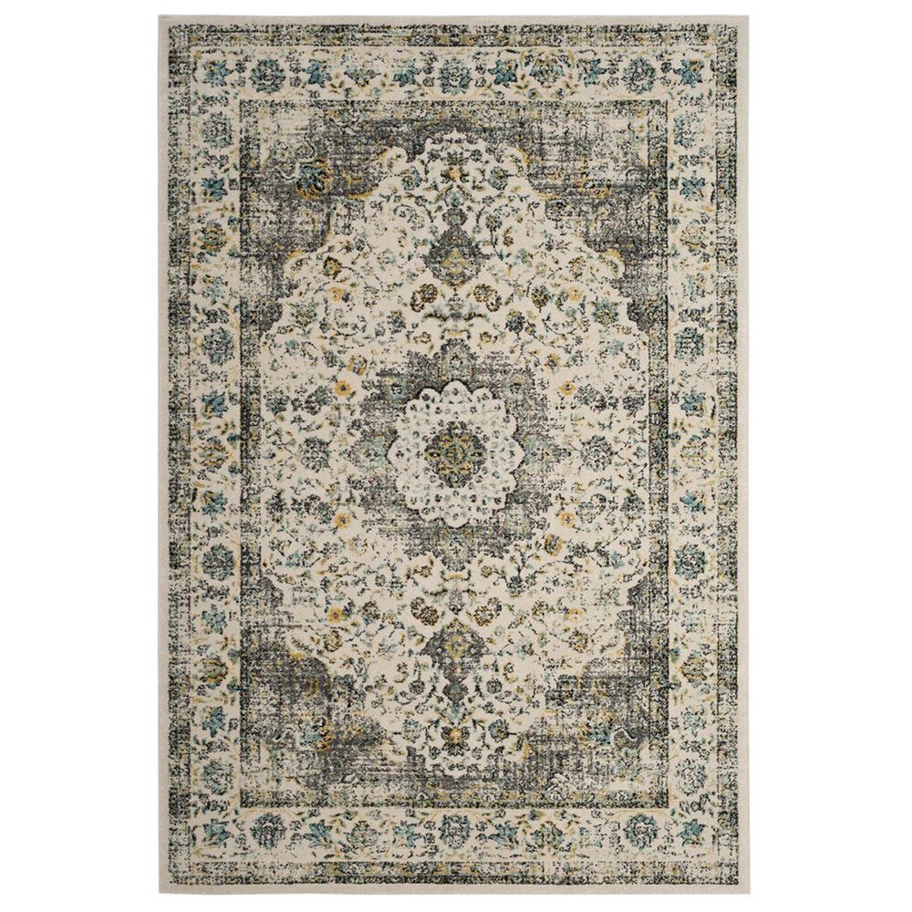 Safavieh Evoke EVK220B-4 4&#39; x 6&#39; Grey/Gold Area Rug, , large
