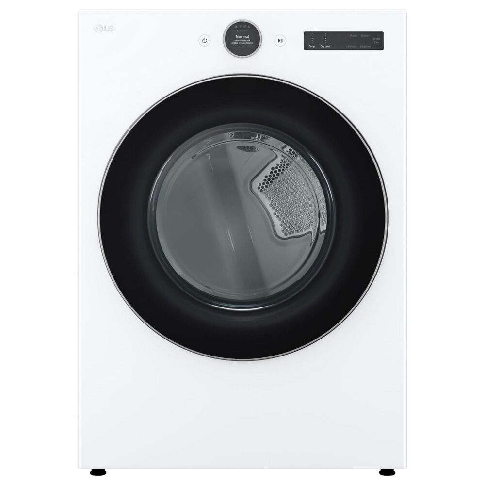 LG 7.4 Cu. Ft. Ultra Large Capacity Electric Dryer with Sensor Dry In White, , large