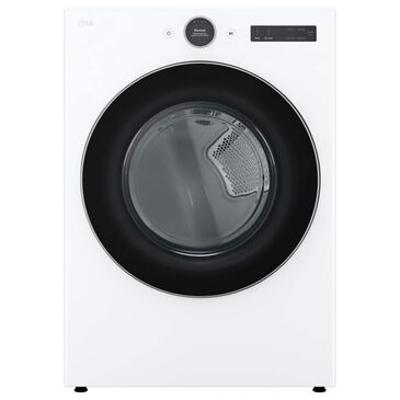 LG 7.4 Cu. Ft. Ultra Large Capacity Electric Dryer with Sensor Dry In White, , large