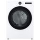 LG 7.4 Cu. Ft. Ultra Large Capacity Electric Dryer with Sensor Dry In White, , large