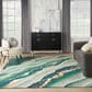 Nourison Prismatic Emerald 9"9" x 13"9" Area Rug, , large