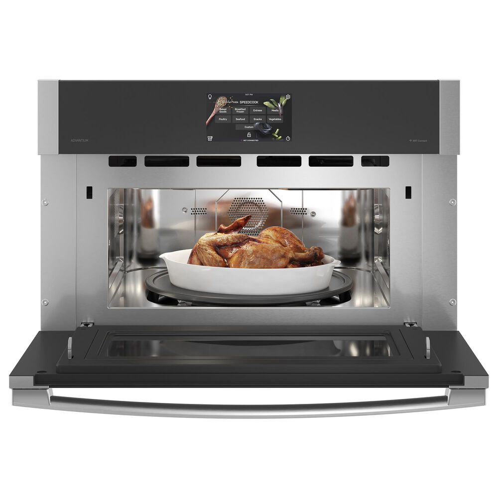 GE Profile 30&quot; Single Electric Wall Oven with 120V Advantium Technology in Stainless Steel, , large
