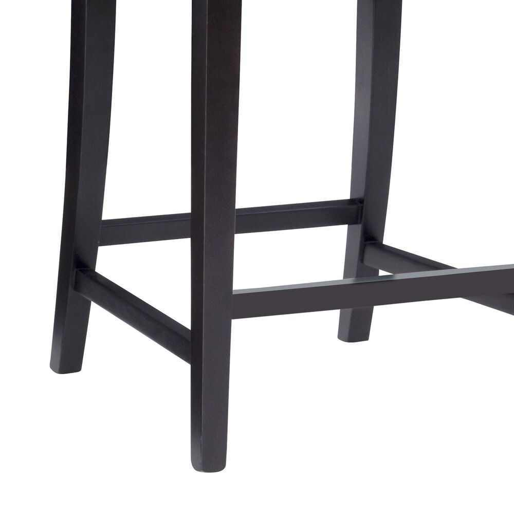 Linon Home Decor Flynn 22" Counter Stool in Black, , large