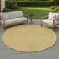 Dalyn Rug Company Soft Essentials Solid Gold 8" Round Area Rug, , large