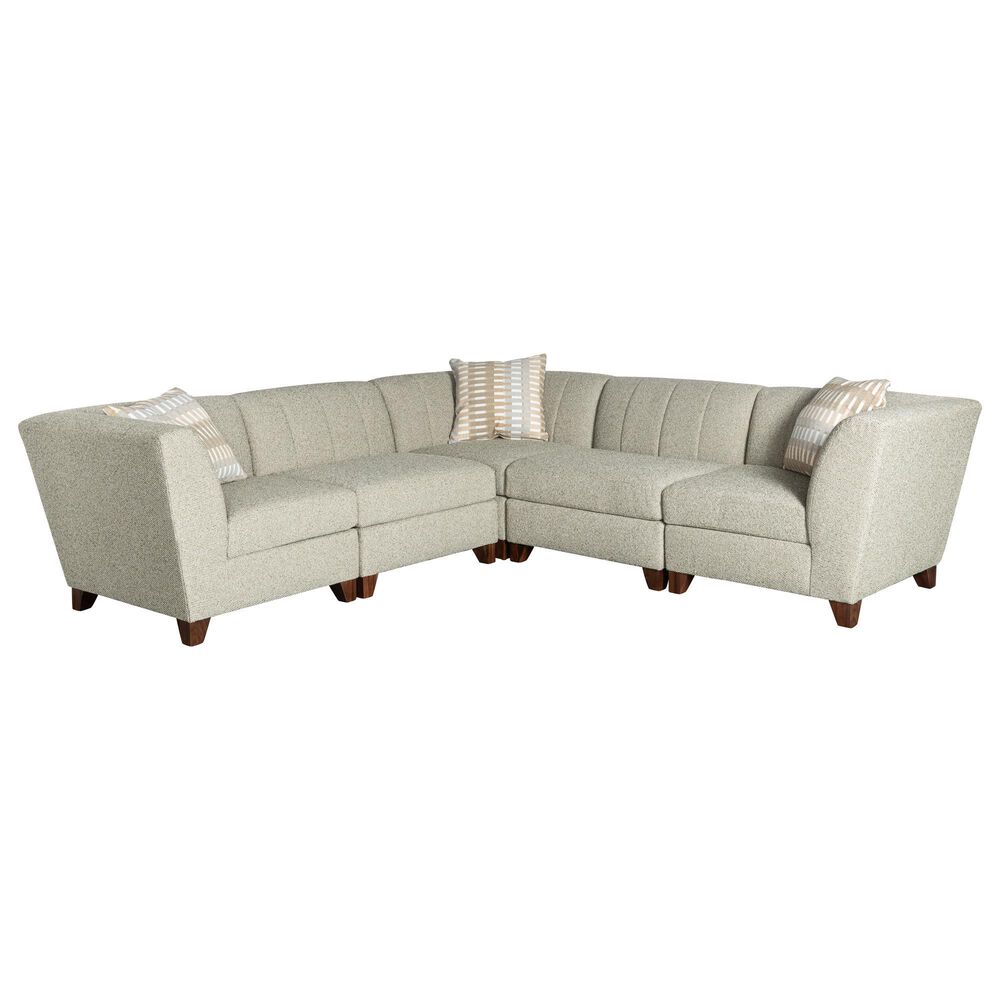Jonathan Louis 5-Piece Sectional in Gellar Moss, , large