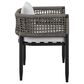 Blue River Felicia 5-Piece Patio Dining Table Set in Black, , large