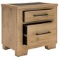 Ashley Galliden 4-Piece Queen Bedroom Set in Light Brown, , large