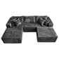 HOMLUX 108" Modular Sofa Set in Gray, , large