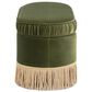 Jennifer Taylor Home Serena Storage Bench with Tufted Bullion Fringe in Olive Green, , large