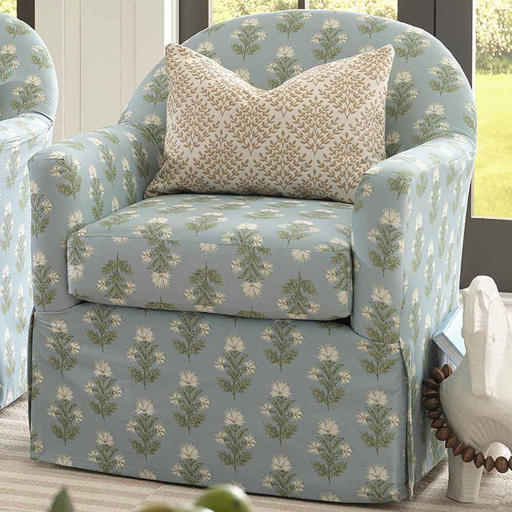 Best Home Furnishings Meg Swivel Chair in Porcelain, , large