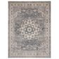 Nourison Quarry 6"7" x 9"6" Grey and Ivory Area Rug, , large