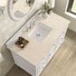 James Martin Vanities Lorelai 48" Single Vanity in Bright White with 3 cm Eternal Marfil Quartz Top, , large