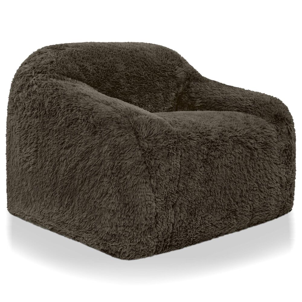 Furniture of America Phael Accent Chair in Cub Brown, , large
