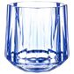 LeadingWare Crystal Diamond 12 Oz Doubler Old Fashioned Tumbler in Blue, , large