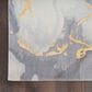 Nourison Prismatic PRS28 9"9" x 13"9" Grey and Gold Area Rug, , large
