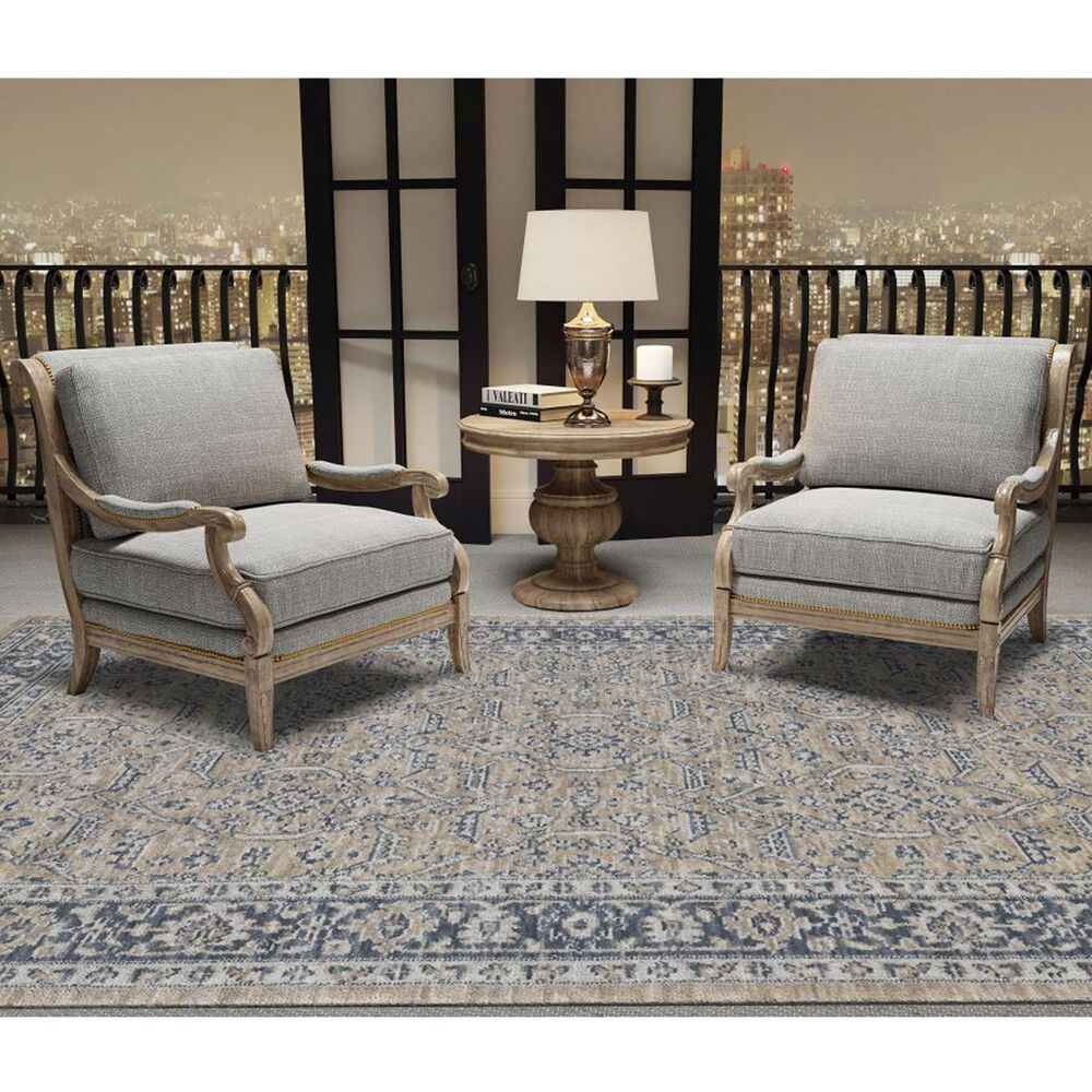 Amer Rugs Inara 4&#39; x 6&#39; Gold Area Rug, , large