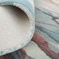 Feizy Amira 5" x 8" Teal and Multicolor Area Rug, , large