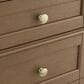 James Martin Brittany 72" Double Bathroom Vanity in Pecan with 3 cm Carrara Marble Top and Rectangular Sinks, , large