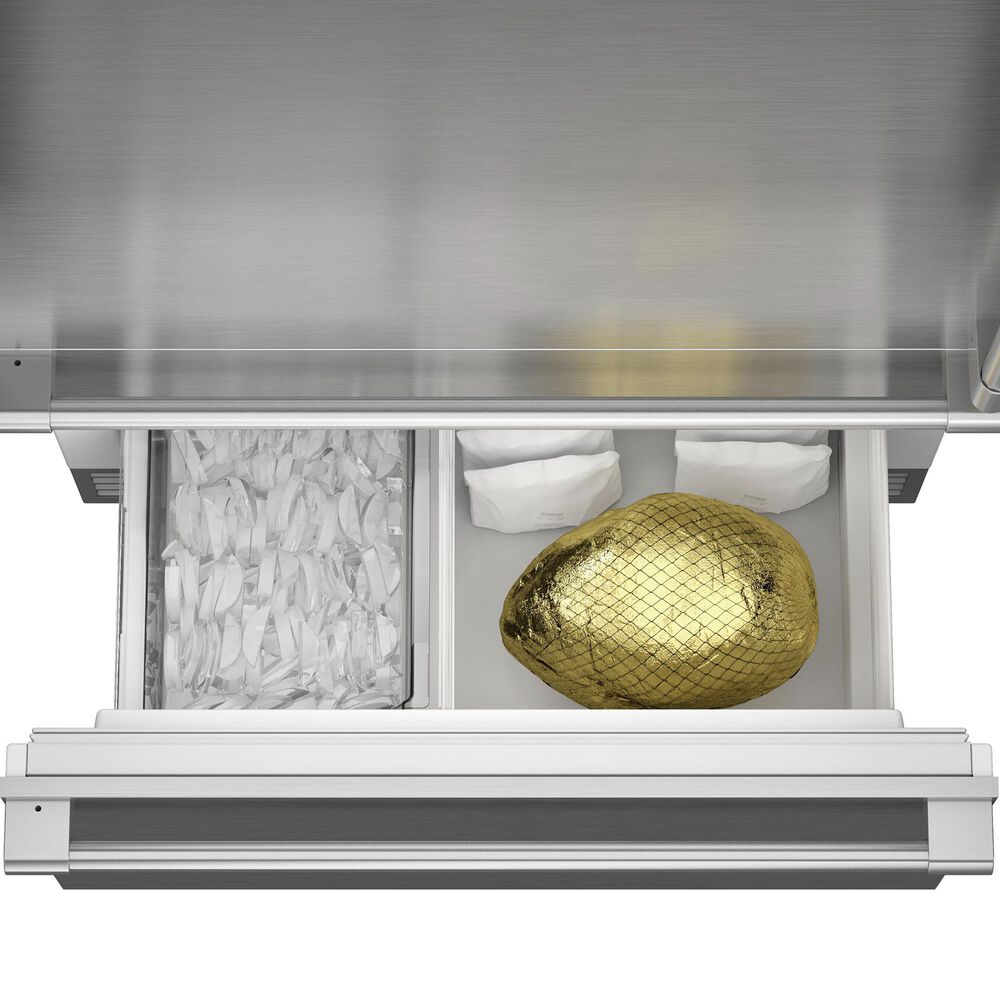 Monogram 20.1 Cu. Ft. Built-In Bottom Freezer Refrigerator with Left Hinge in Panel Ready, , large