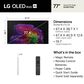 LG 77" Class G6 Series OLED evo AI 4K with Supplied Flush Wall Mount in Black - Smart TV, , large