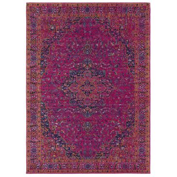 Surya Harput HAP-1008 5"3" x 7"3" Garnet, Orange and Teal Area Rug, , large