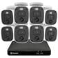 Swann Enforcer 8 Camera 8 Channel 1080p Full HD DVR 1TB HDD Security System with Mic in White, , large