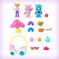 Polly Pocket Care Bears Partnership Compact Doll with Accessories Set in Multicolor, , large