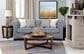 Decor-Rest Furniture Stationary Sofa in Antonia Sky, , large