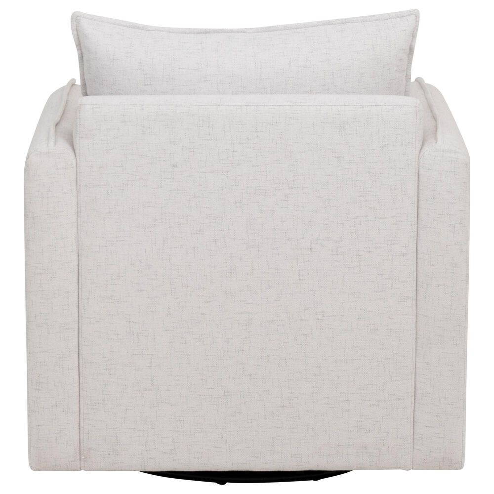 Linon Home Decor Bianca Swivel Accent Chair in Bone, , large