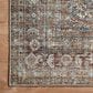 Chris Loves Julia x Loloi Jules 2" x 5" Lagoon and Brick Area Rug, , large