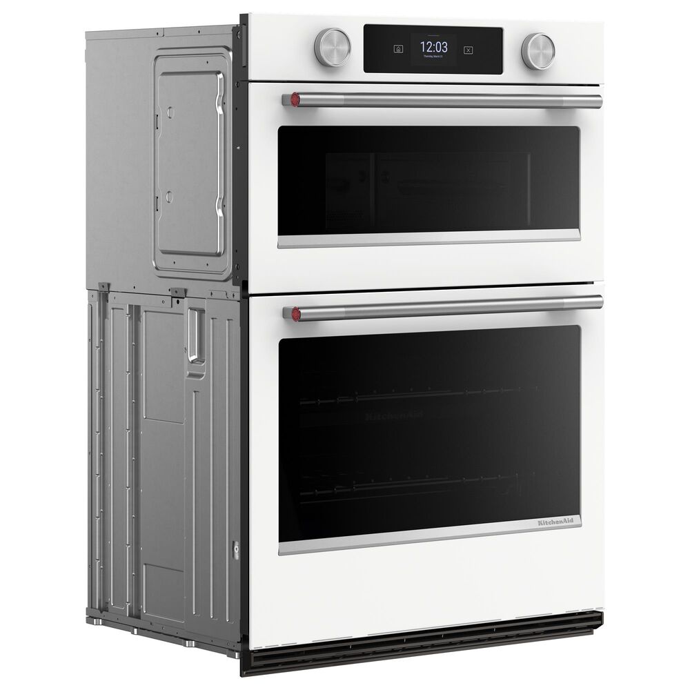 KitchenAid 30&quot; Smart Combination Microwave Wall Oven with Air Fry Mode in White, , large