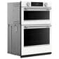 KitchenAid 30" Smart Combination Microwave Wall Oven with Air Fry Mode in White, , large