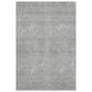 Dalyn Rug Company Soft Essentials Solid Silver 9" x 12" Indoor/Outdoor Area Rug, , large