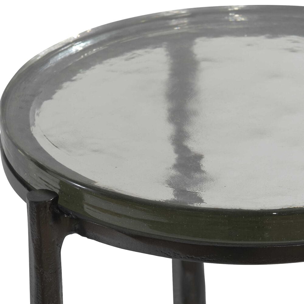 Uttermost Eternity Accent Table in Dark Gunmetal, , large