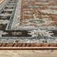 Oriental Weavers Keira Rust and Grey 9"10" x 12"10" Area Rug, , large