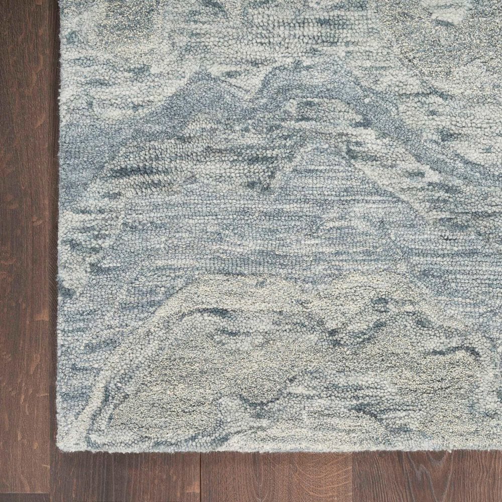 Nourison Graceful 5&#39;3&quot; x 7&#39;3&quot; Blue Area Rug, , large