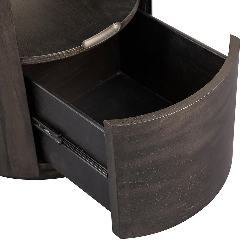 Nicolette Home Bosley Round End Table in Coffee Bean, , large