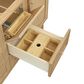 James Martin Vanities Laurent 60" Double Bathroom Vanity in Light Natural Oak with 3 cm Parisien Bleu Quartz Top and Rectangular Sinks, , large