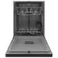 Hotpoint 24" Built-In Front Control Dishwasher with Plastic Interior in Black, , large