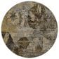 Dalyn Rug Company Trevi TV15 8" Round Mocha Area Rug, , large