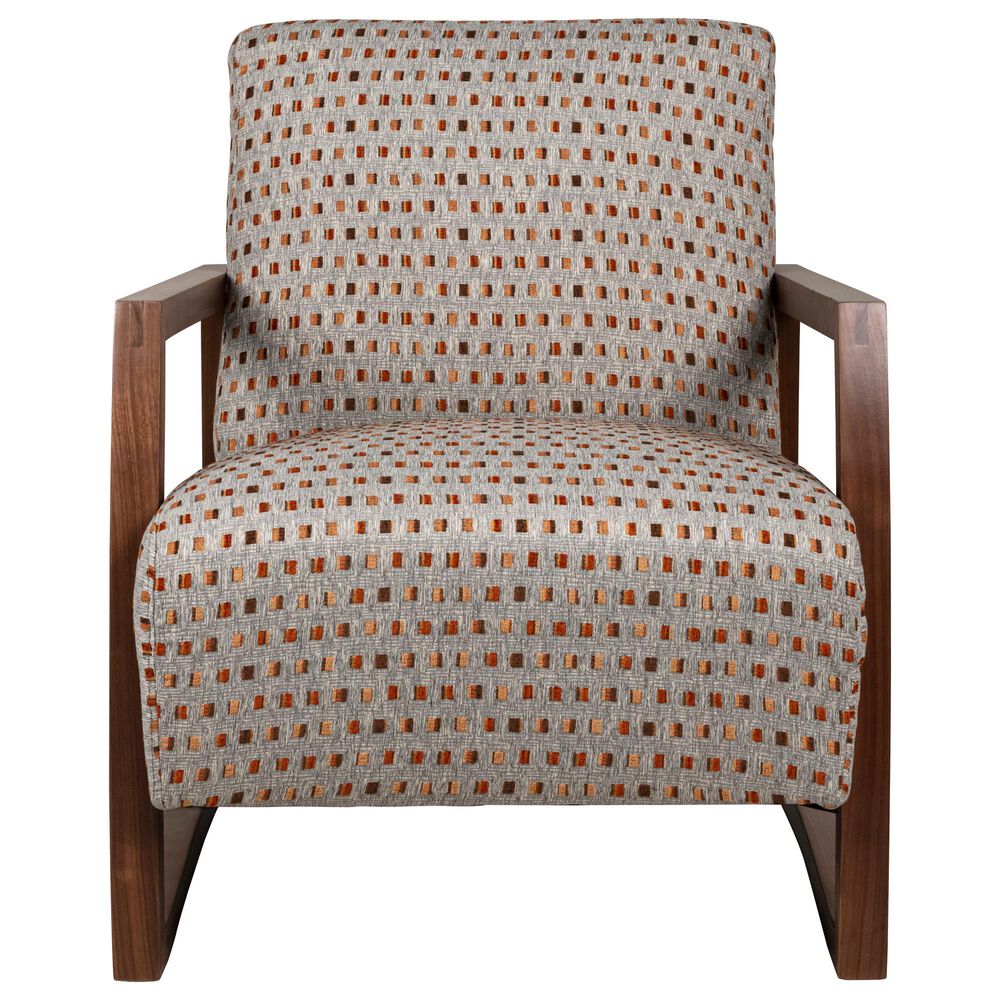 Jonathan Louis Mansfield Accent Chair in Moonwalk Nutmeg NFM