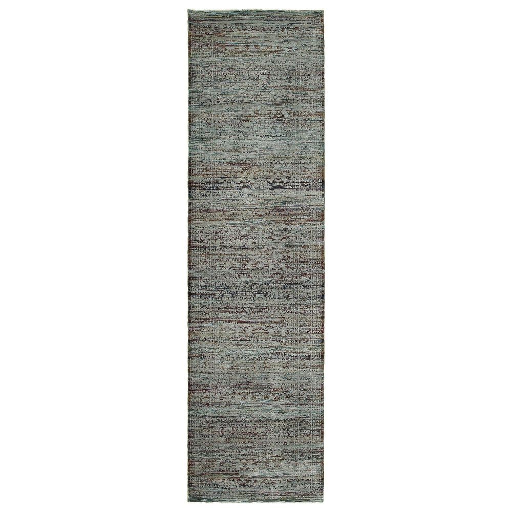 Oriental Weavers Andorra 7127A 2"3" x 8" Blue Runner, , large