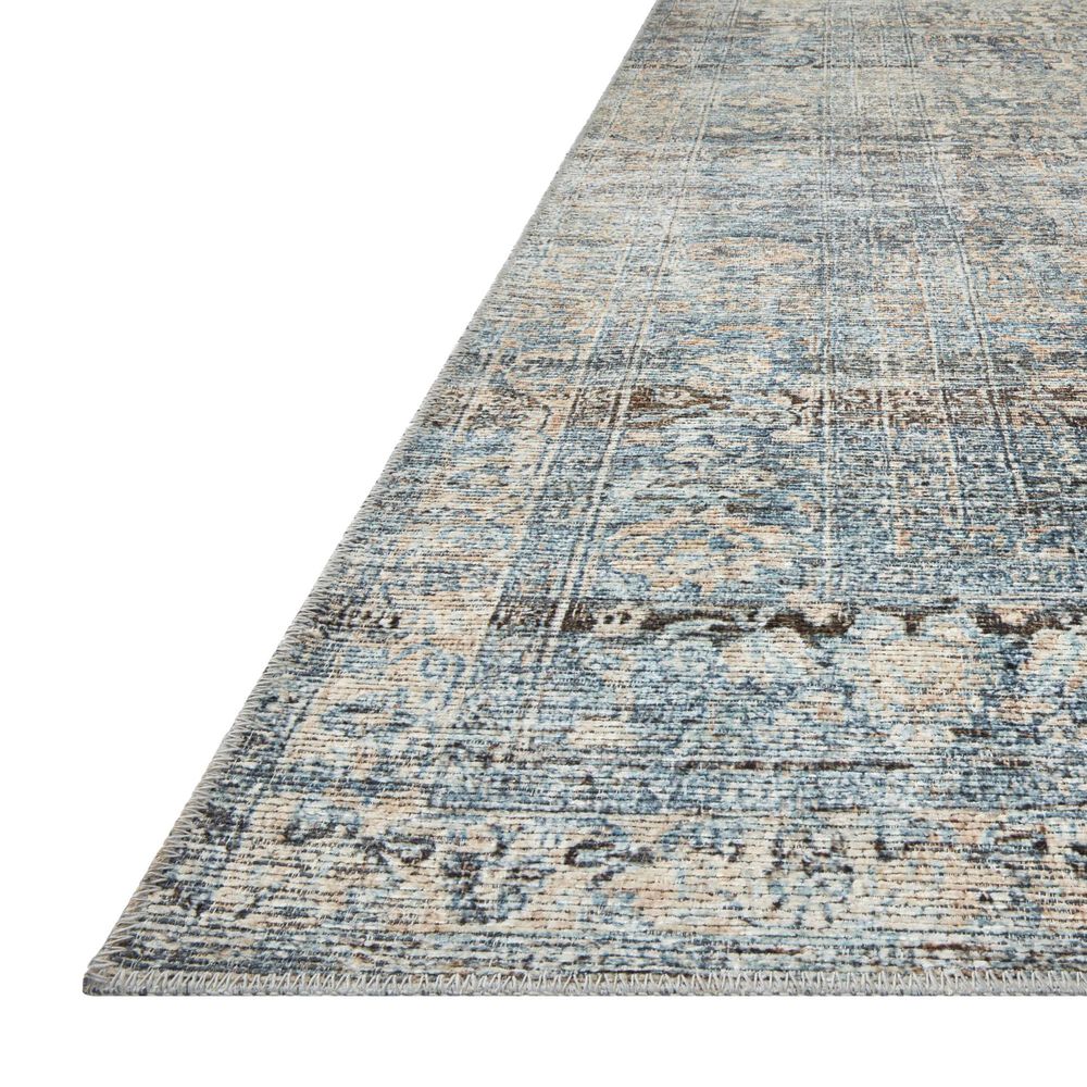Amber Lewis x Loloi Billie 2&#39;3&quot; x 3&#39;9&quot; Denim and Blush Area Rug, , large