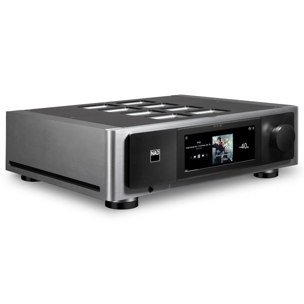 Lenbrook BluOS Streaming DAC-Preamplifier in Black and Silver, , large