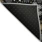 Dalyn Rug Company Wonderland WN31 2"3" x 7"6" Black Indoor/Outdoor Runner, , large