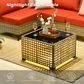 HOMLUX 7-Piece Patio Conversation Set in Orange Red, , large
