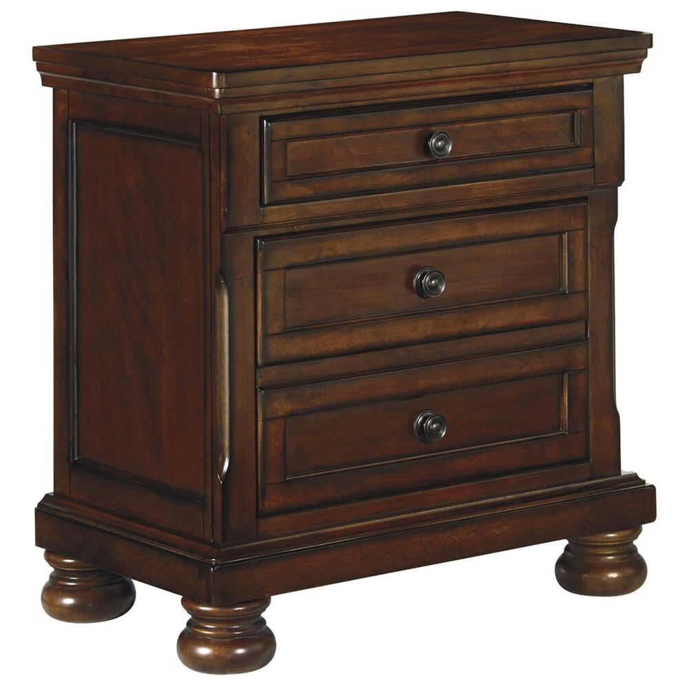 Millenium Porter 5 Piece Queen Bedroom Set in Burnished Brown, , large