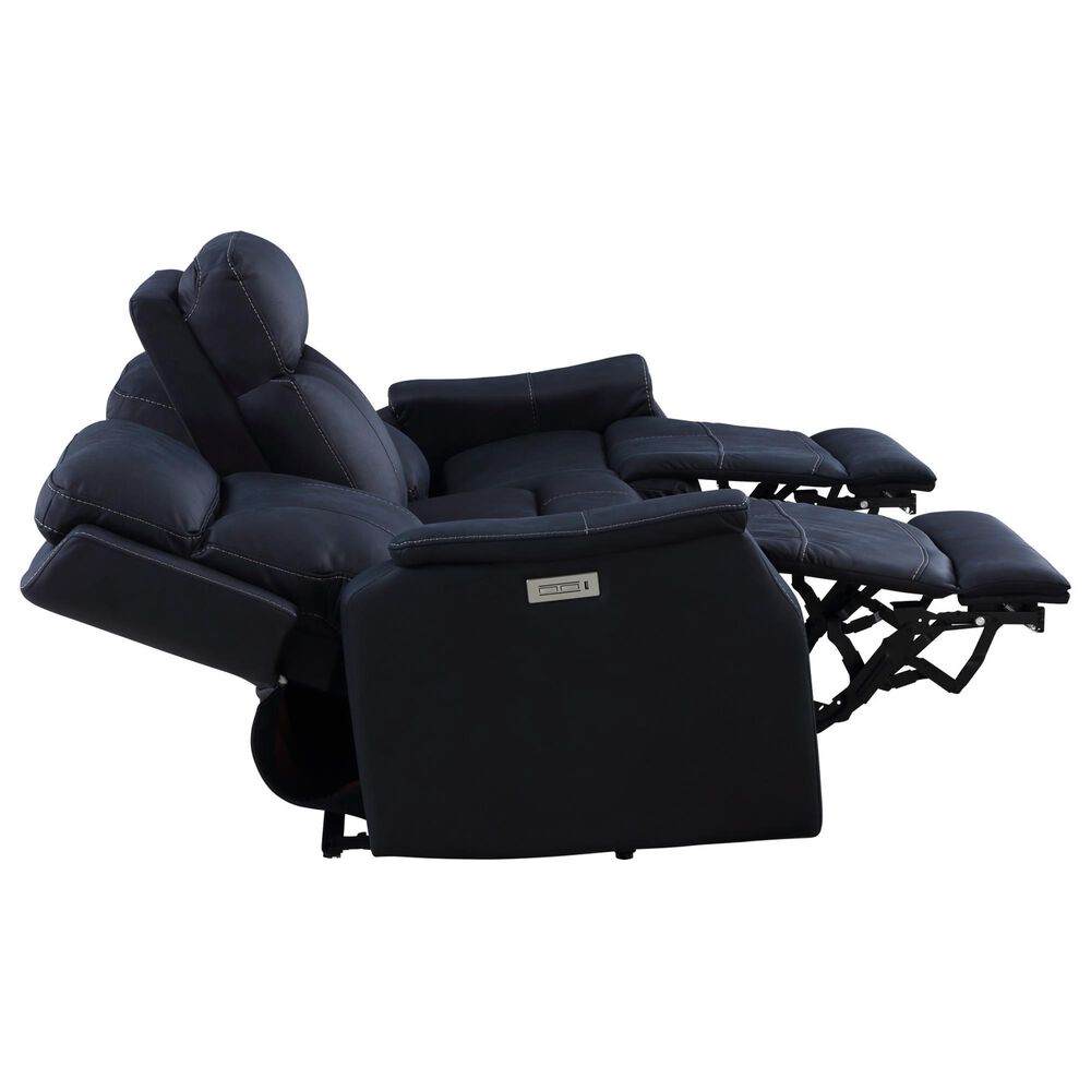 Steve Silver Valencia Power/Power Recliner Sofa in Ocean Blue, , large