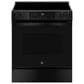 GE Appliances 30" Slide-In Electric Range with Crisp Mode in Black, , large